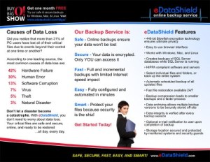 Inside of the same tri-fold brochure