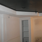 ceiling Painted the ceiling very dark blueish black