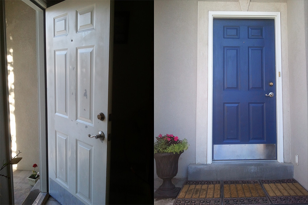 dented door repaired