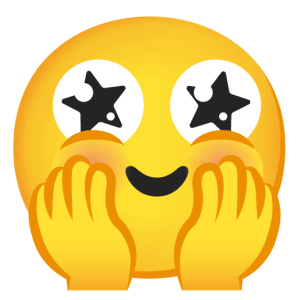 Starry Eyes and blushing face