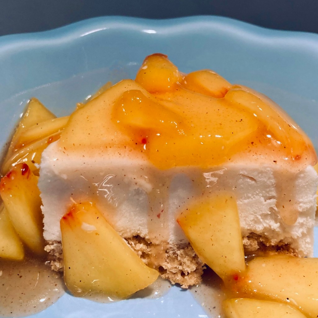 Spicy peach compote